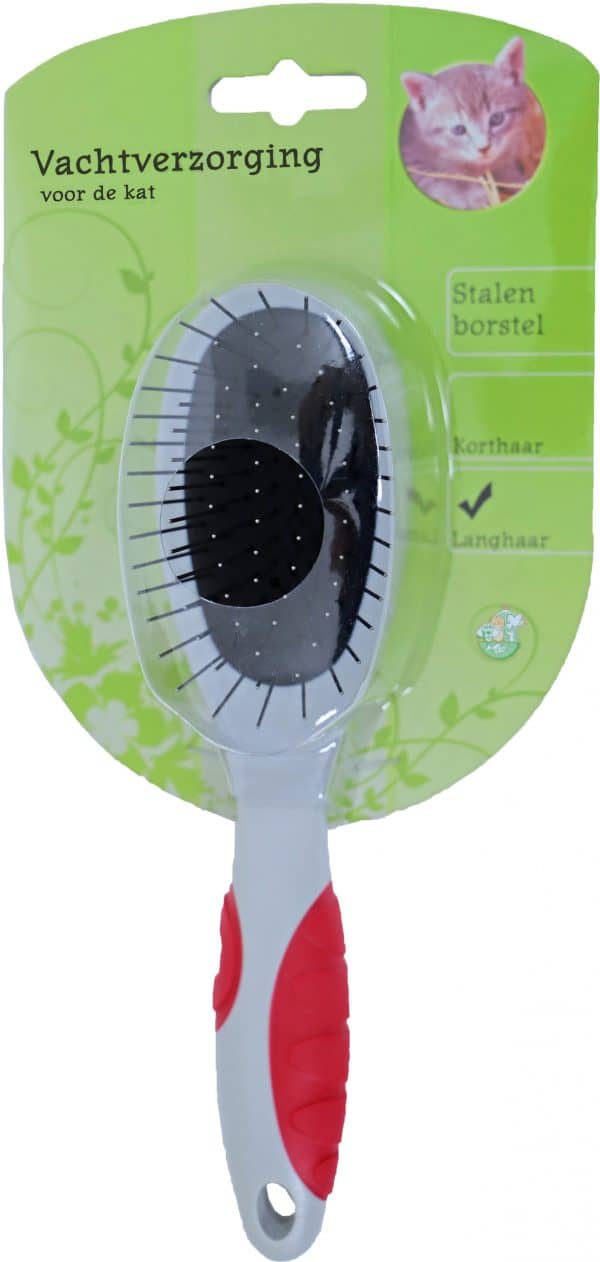 Kattenborstel Stalen Pen Small w