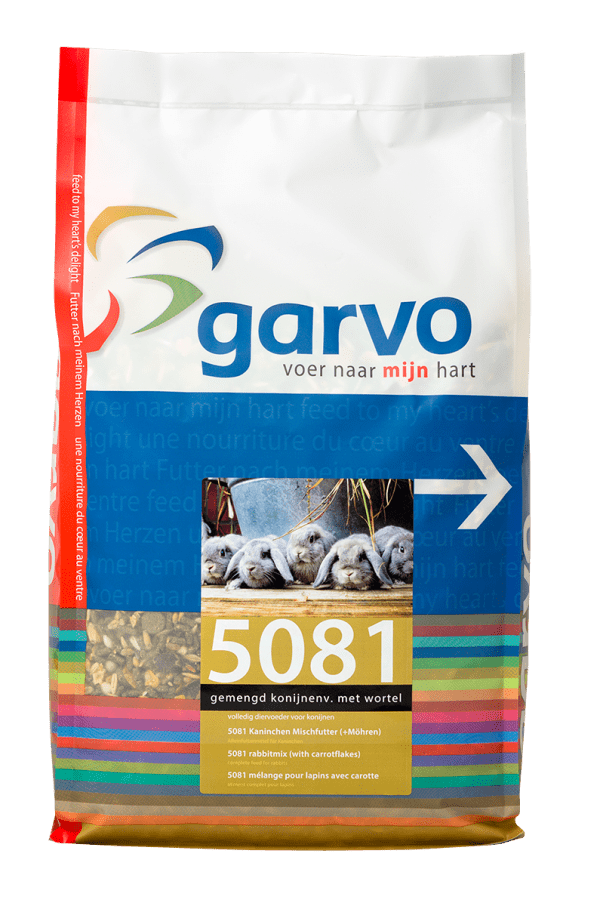 Garvo gemengd konijnenvoer met wortel 20KG