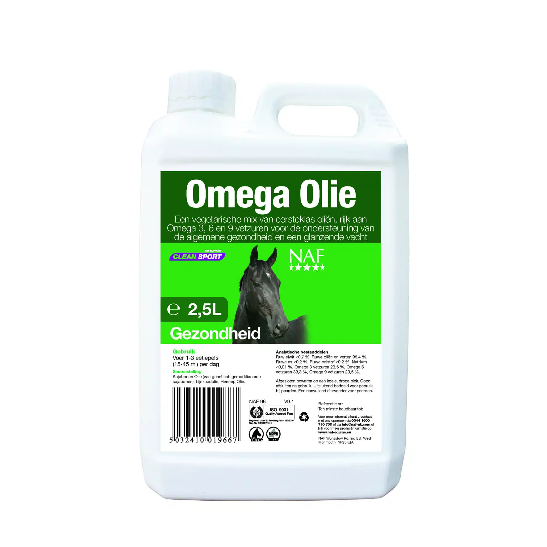 NAF Omega Olie 2,5ltr