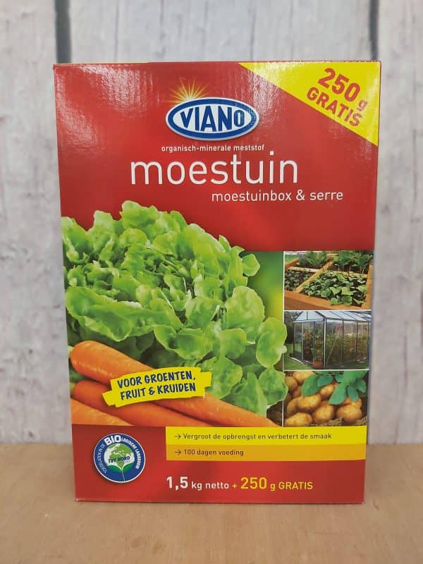 Viano Moestuinmest 6+5+10 (+4 MgO) 1,5 kg +250g w