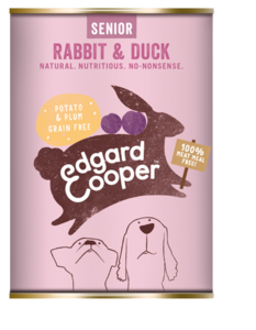 Edgar & Cooper Hond blik Konijn 400gr