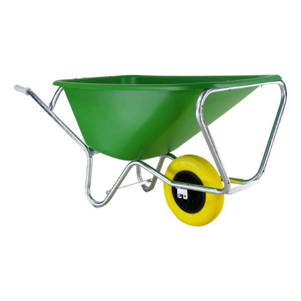 Kruiwagen Fort F&S 165L Groen 1 Wiel Nooit Meer Lekwiel