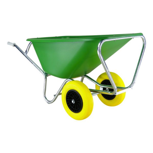 Kruiwagen Fort F&S 165L Groen 2 Wiel Nooit Meer Lekwiel