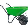 Hummer Kruiwagen Gecoat Frame 100 ltr Softwiel - Afbeelding 4