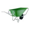 Kruiwagen Fort F&S, 165L Groen HDPE bak - Afbeelding 3