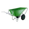 Kruiwagen Fort F&S 165L Groen HDPE bak 2 wiel - Afbeelding 3