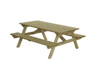 Picknicktafel 180x160cm, 35mm dikte