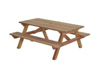 Picknicktafel 180x160cm, hardhout