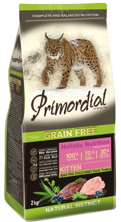 Primordial Kat Kitten Duck & Turkey 2kg