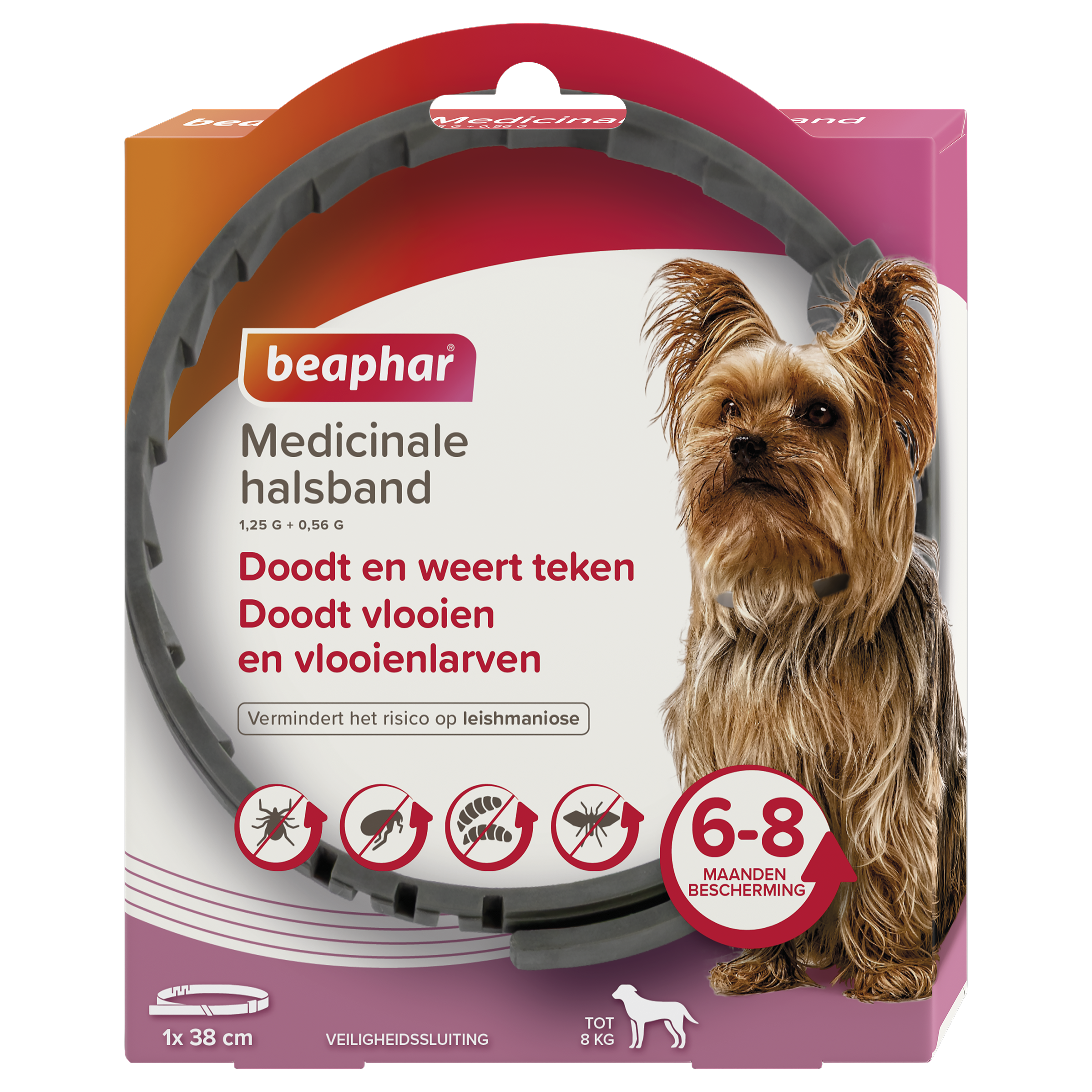 Beaphar Medicinale Halsband Hond tot 8 kg