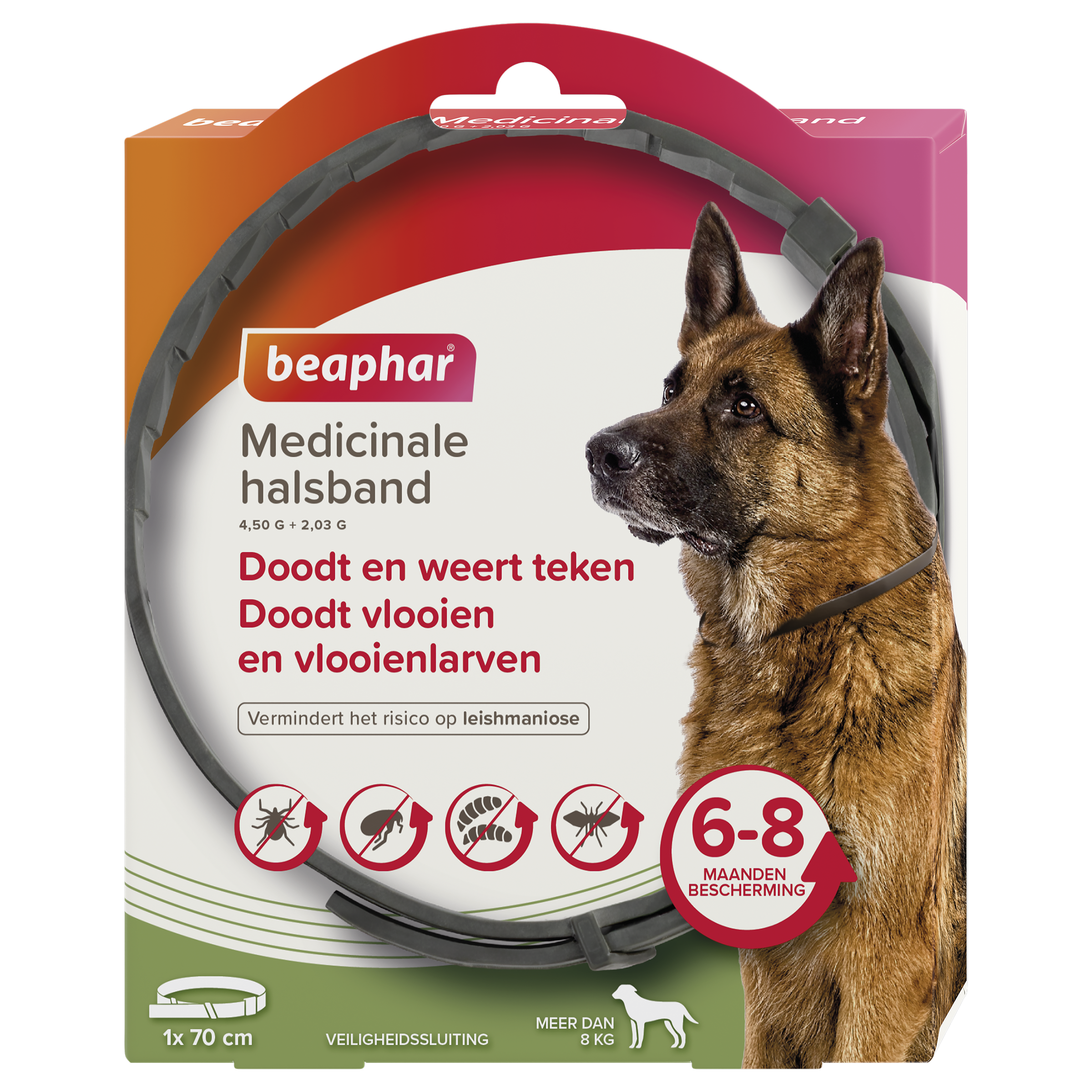 Beaphar Medicinale Halsband Hond vanaf 8 kg